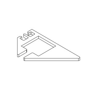 Frame support 45° - Picolinea Liten M+