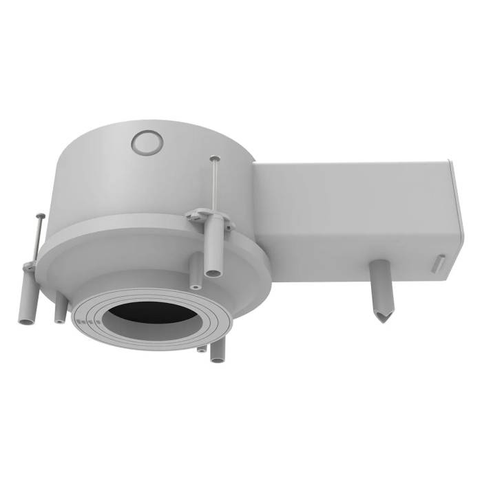 Boîtier d'encastrement béton percement forme rond avec tunnel 130mm