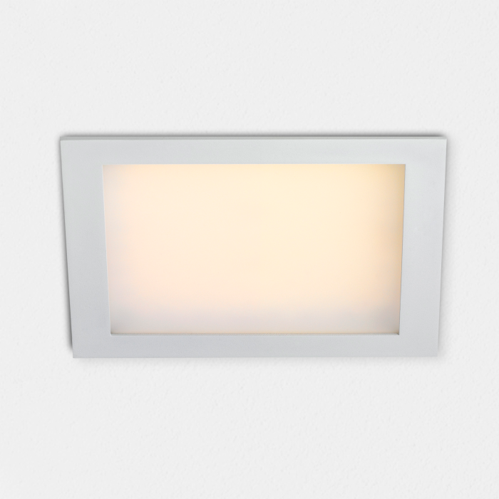Spot Encastrable Carré Design Blanc Froid LED 9W Avec Transformateur - Neuf AD